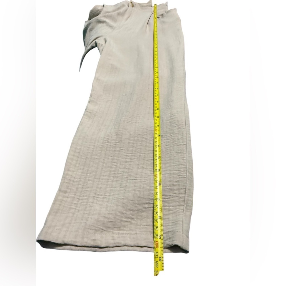 Zara Wide-Leg Tie-Waist Jumpsuit - Tan color - Picture 6 of 8